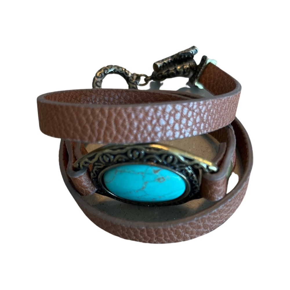 Premier Designs Leather Wrap Bracelet